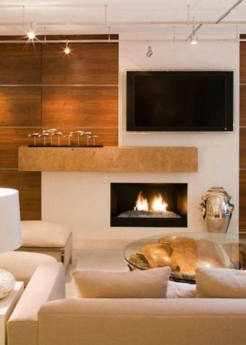 Можно ли над камином вешать телевизор. Можно ли вешать телевизор над камином 09