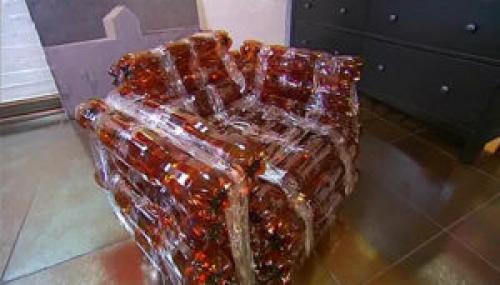 Стул из бутылок пластиковых своими руками. Собираем кресло