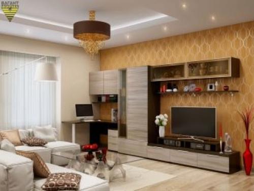 Рабочая зона в гостиной. Меблировка 35 Рабочая зона в гостиной. Меблировка 35