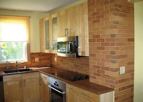 Стена из кирпича в интерьере, как сделать. Секреты стиля 14