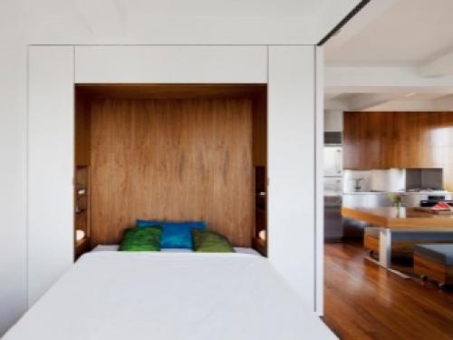 Отделка стены над кроватью в спальне. Как оформить стену над кроватью 08