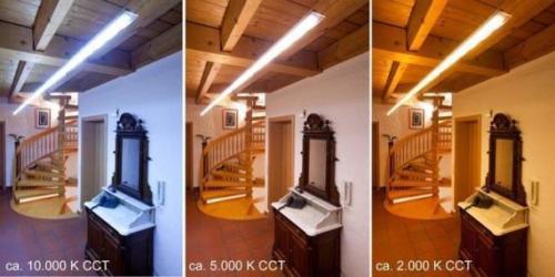 Теплый и холодный свет в одном помещении. Теплый или холодный свет в квартире?
