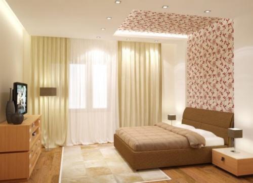 Какие обои подобрать в спальню. Какие обои выбрать в спальню: выбор цвета и материала