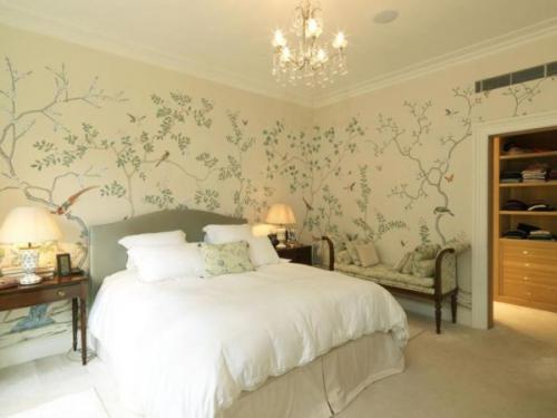 Какие обои подобрать в спальню. Какие обои выбрать в спальню: выбор цвета и материала