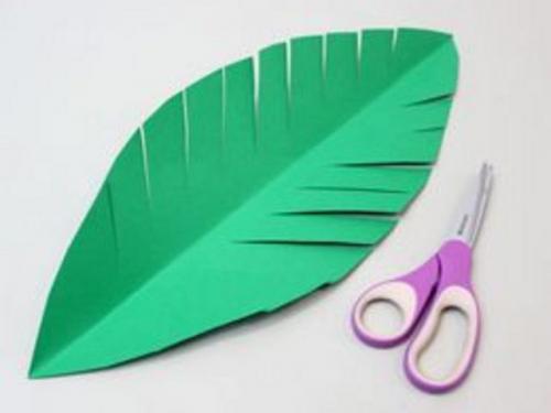 Декоративные пальмы своими руками. Как сделать натуралистичную высокую и объемную пальму из бумаги