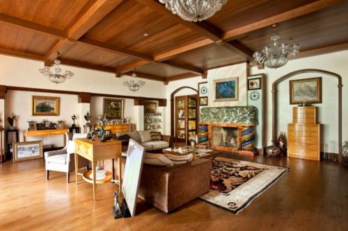 Стиль кантри в интерьере гостиной. Основные особенности стиля