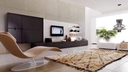 Какие сейчас в моде ковры. Какие ковры на пол в зал сегодня в моде? 10 фото в интерьере