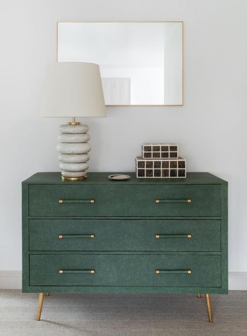 Оттенки зеленого и растительные мотивы в интерьере дома в Сиэтле 06