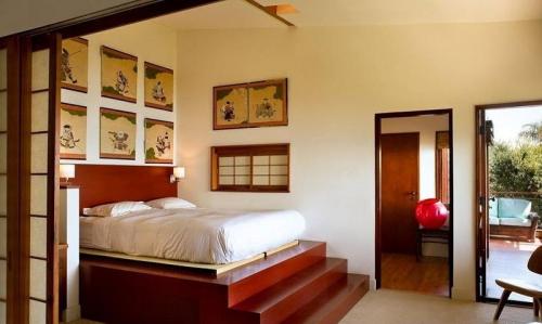 Комнаты в японском стиле. Спальная комната