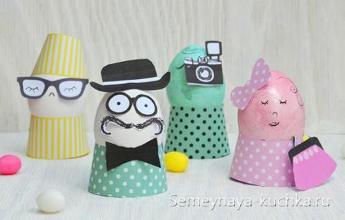 Поделки из яичной скорлупы. НАСТОЛЬНЫЙ ТЕАТР.