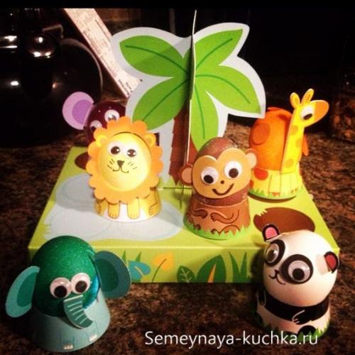 Поделки из яичной скорлупы. НАСТОЛЬНЫЙ ТЕАТР.