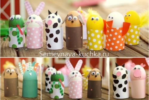 Поделки из яичной скорлупы. НАСТОЛЬНЫЙ ТЕАТР.