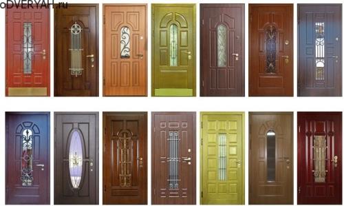 Входные двери в частный дом со стеклом. Разновидности