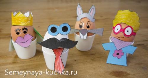 Поделки из яичной скорлупы. НАСТОЛЬНЫЙ ТЕАТР.