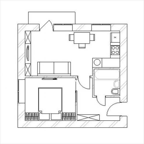Как расставить мебель в хрущевке. Как правильно расставить мебель 17 Как расставить мебель в хрущевке. Как правильно расставить мебель 17