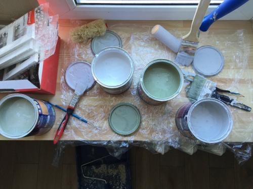 Горы на стене в детской своими руками. МАСТЕР-КЛАСС: Как быстро и недорого декорировать пустую стену