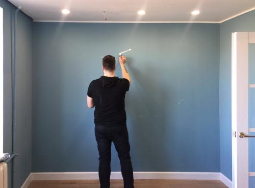 Горы на стене в детской своими руками. МАСТЕР-КЛАСС: Как быстро и недорого декорировать пустую стену