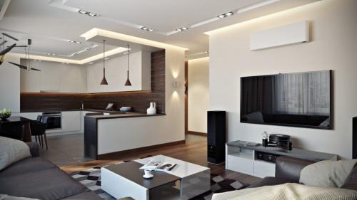 Студия интерьера. Квартира студия с одним окном