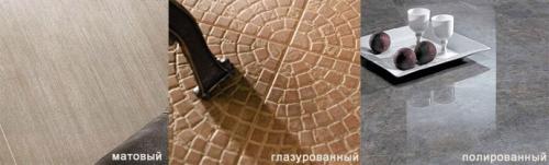 Шероховатый керамогранит. Разновидности керамогранита