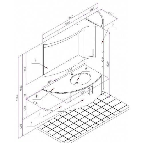 Зеркало от потолка до пола. Решение вопроса