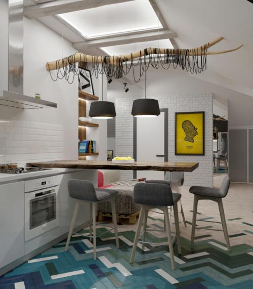 Барная стойка в маленькой комнате. Преимущества барных стоек в гостиной