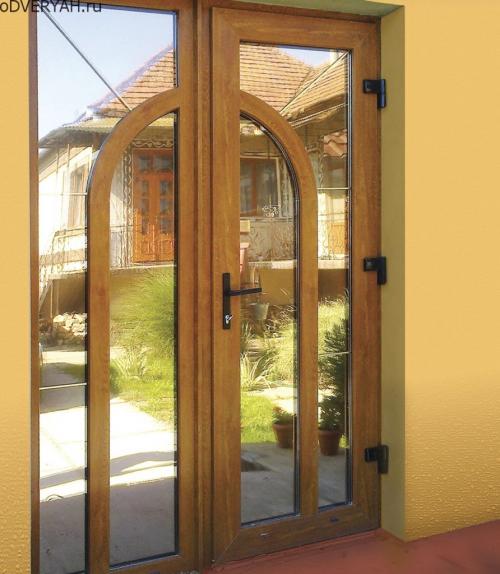 Металлопластиковые входные двери в частный дом. Варианты конструкций