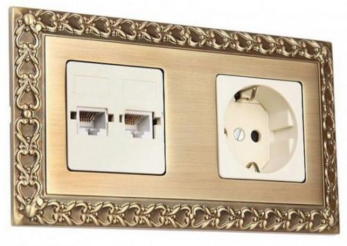 Розетки разного цвета. Розетки и выключатели – дизайн под стиль интерьера