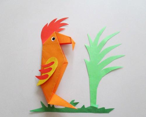 Поделка попугай своими руками. Как сделать из бумаги попугая