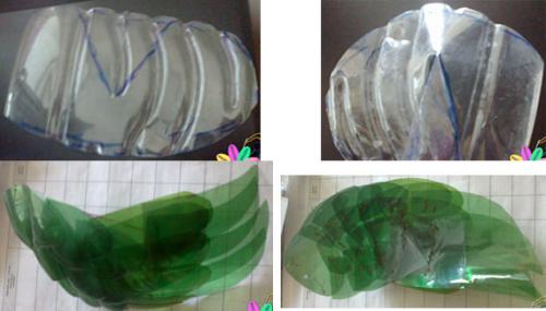 Попугай поделка из бутылки. Попугай из пластиковых ложек и бутылок