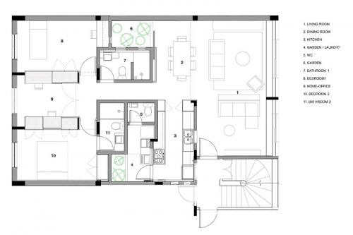 Квартира в Сан-Паулу с видом на мини-джунгли 09