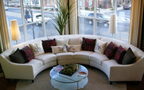 Современные диваны для гостиной. Конструкция и форма современного дивана