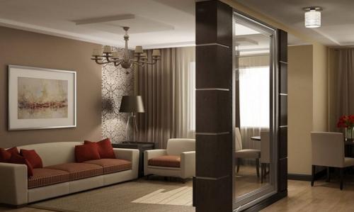 Студия Дизайна интерьера. Квартира студия с одним окном