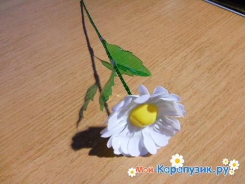 Ромашки из пластиковых бутылок пошаговая инструкция. Как сделать ромашку из пластиковых бутылок.