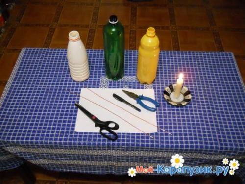 Ромашки из пластиковых бутылок пошаговая инструкция. Как сделать ромашку из пластиковых бутылок.