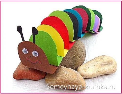 Детские поделки из бумаги. В технике ПОЛУДИСКИ.