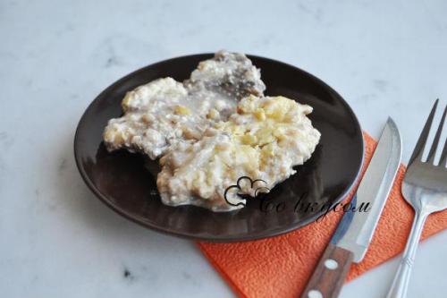 Мясо в духовке с сыром. Ингредиенты