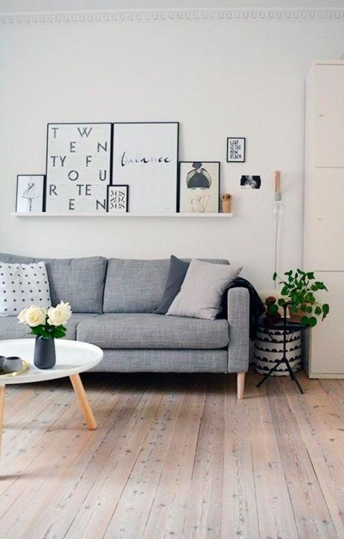 Как украсить побеленные стены\. 5 крутых идей декорировать пустую стену в гостиной