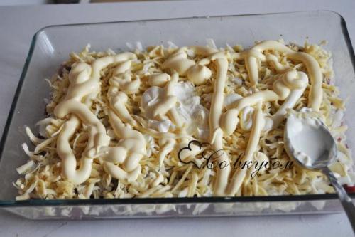 Мясо в духовке с сыром. Ингредиенты