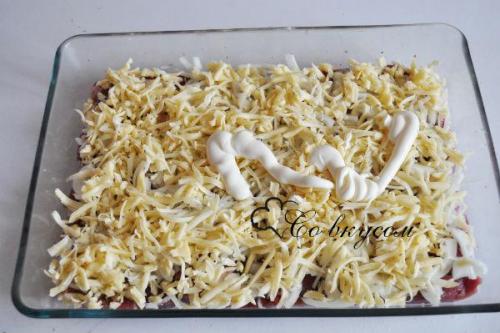 Мясо в духовке с сыром. Ингредиенты