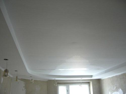 Как скрыть дефекты шпаклевки. Самый легкий способ исправить неровности на потолке после окрашивания