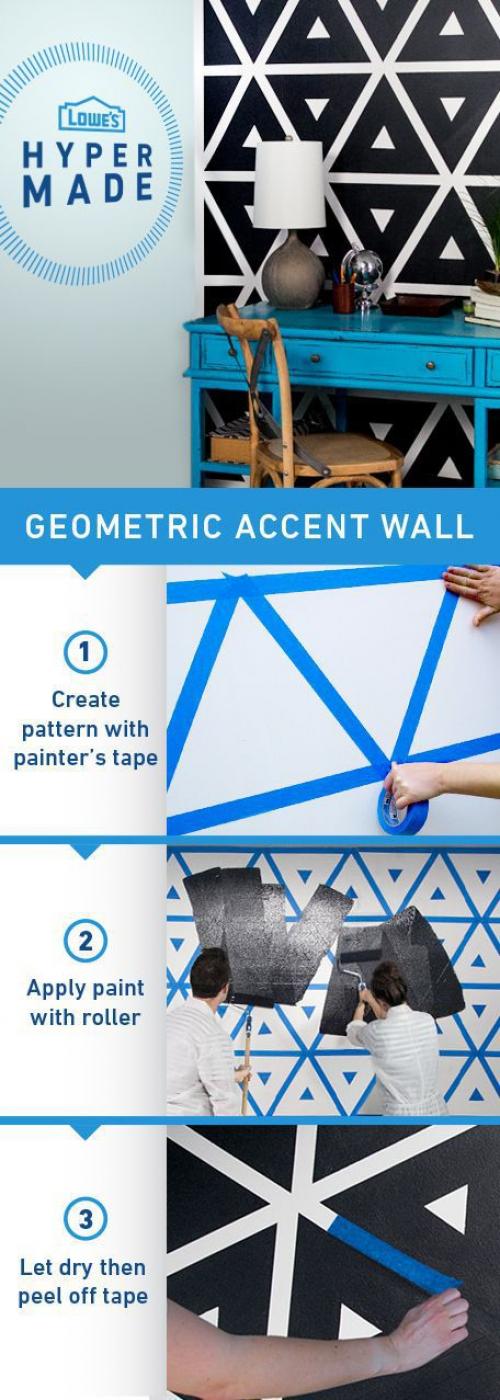 Раскраска стен своими руками. 15 простых и оригинальных идей необычно покрасить стены