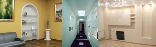 Перегородка из гипсокартона с нишами своими руками. Стены, перегородки из гипсокартона: особенности, нормативная документация, технология сборки