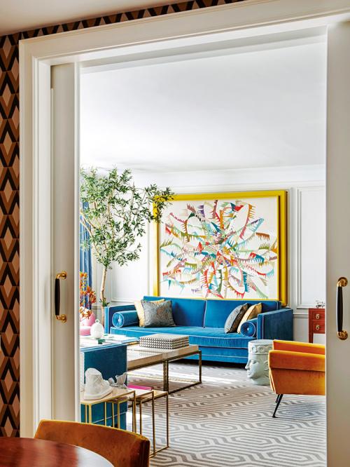 Смелый интерьер квартиры экстравагантного архитектора Jean Porsche 02