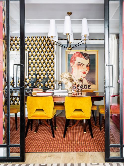 Смелый интерьер квартиры экстравагантного архитектора Jean Porsche 07