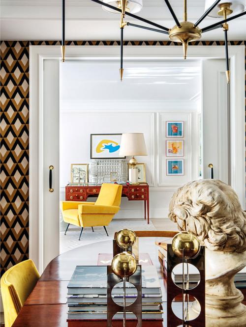 Смелый интерьер квартиры экстравагантного архитектора Jean Porsche 08