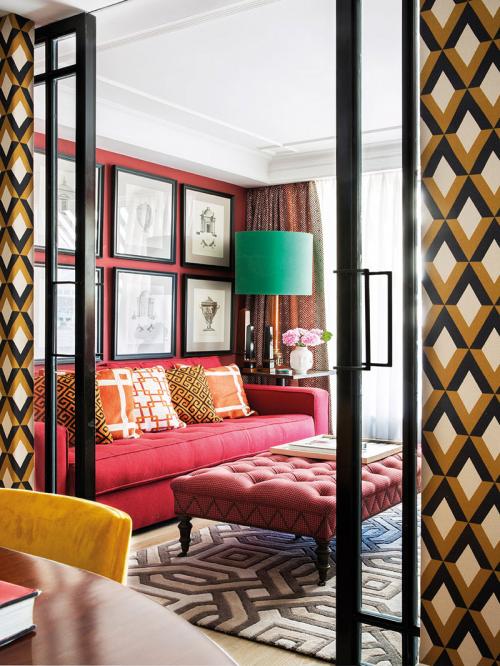 Смелый интерьер квартиры экстравагантного архитектора Jean Porsche 09