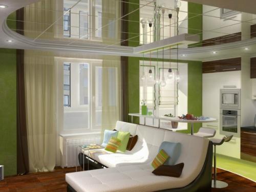 Дизайн квартиры 40 кв м проект. Проект №1. Прыжок в яркие краски