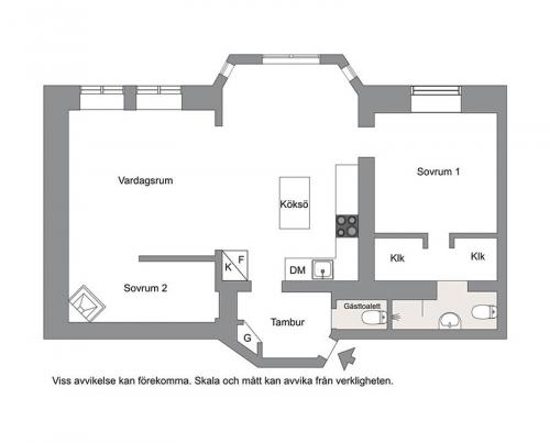 Скандинавская квартира с обилием интересного декора (83 кв. м) 16