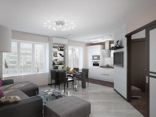 Типовая трешка в панельном доме. Дизайн квартиры в панельном доме — основные принципы оформления интерьера (70 фото)