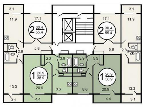 Дизайн в трехкомнатной квартиры в панельном доме. Особенности перепланировки трехкомнатных в панельном доме